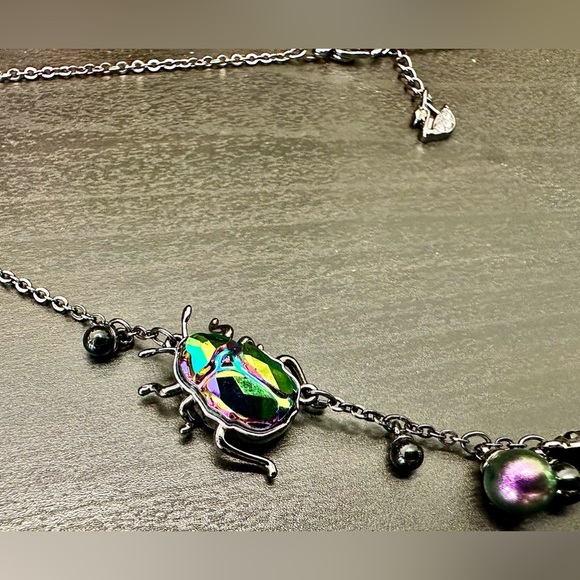 Swarovski Black Butterfly Necklace - Picture 2 of 9